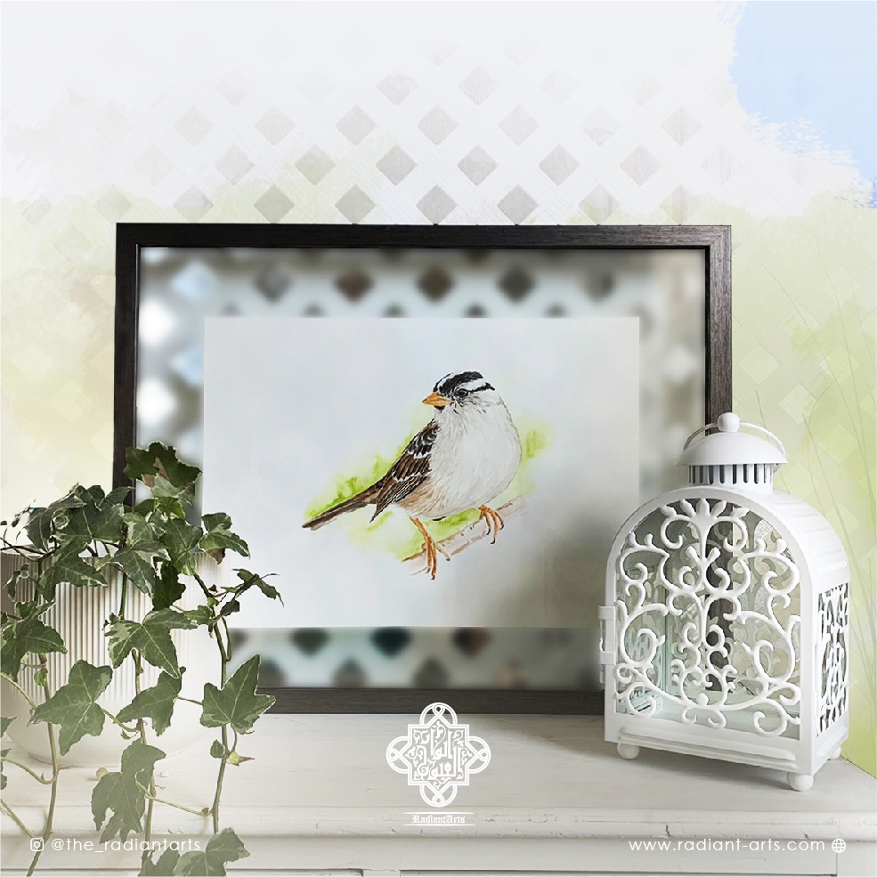 Watercolour Bird Painting - Image 4