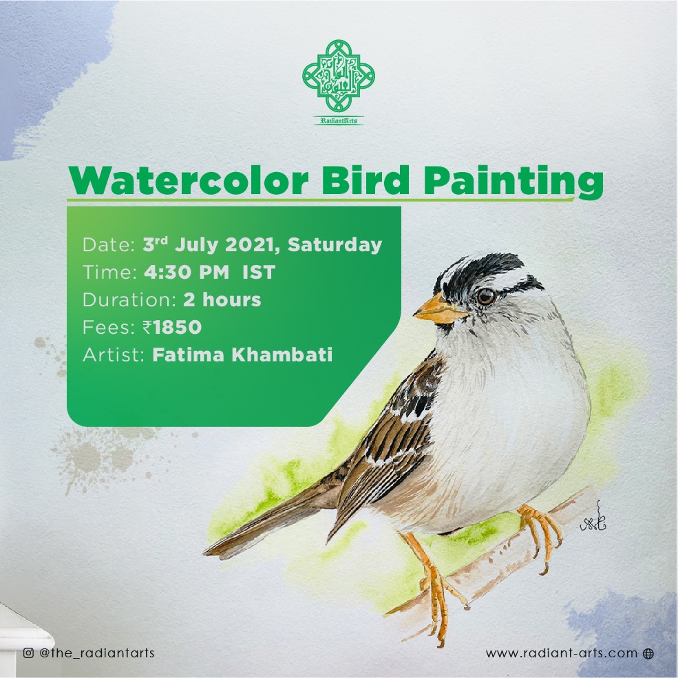 Watercolour Bird Painting