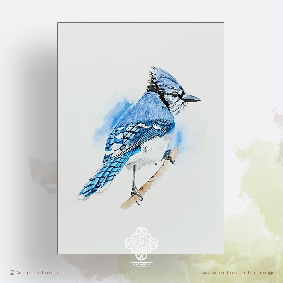 Watercolour Bird Painting - Image 3